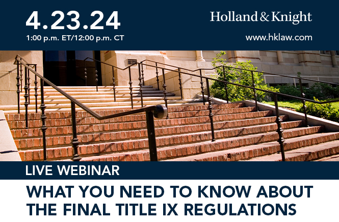 What You need to Know About the Final Title IX Regulations