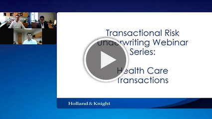 Healthcare Transcation Webinar