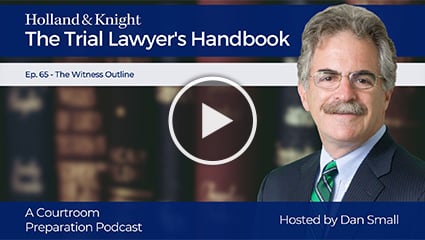 Trial Lawyer's Handbook Episode 65 Playback Button